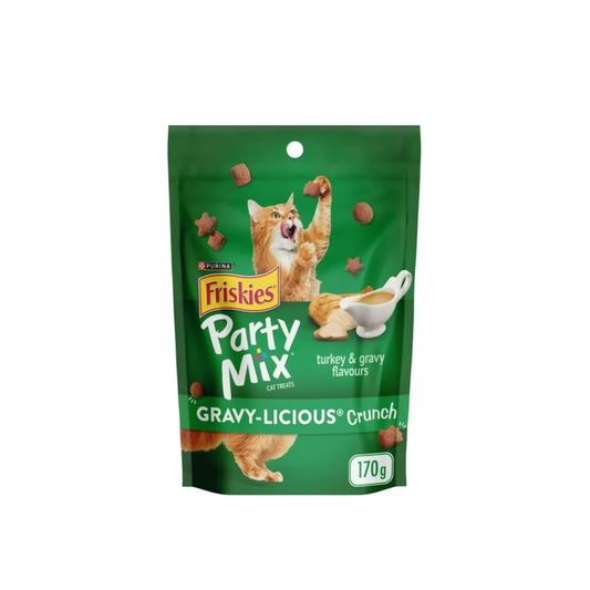 Friskies Party Mix Gravy-licious Crunch Cat Treats