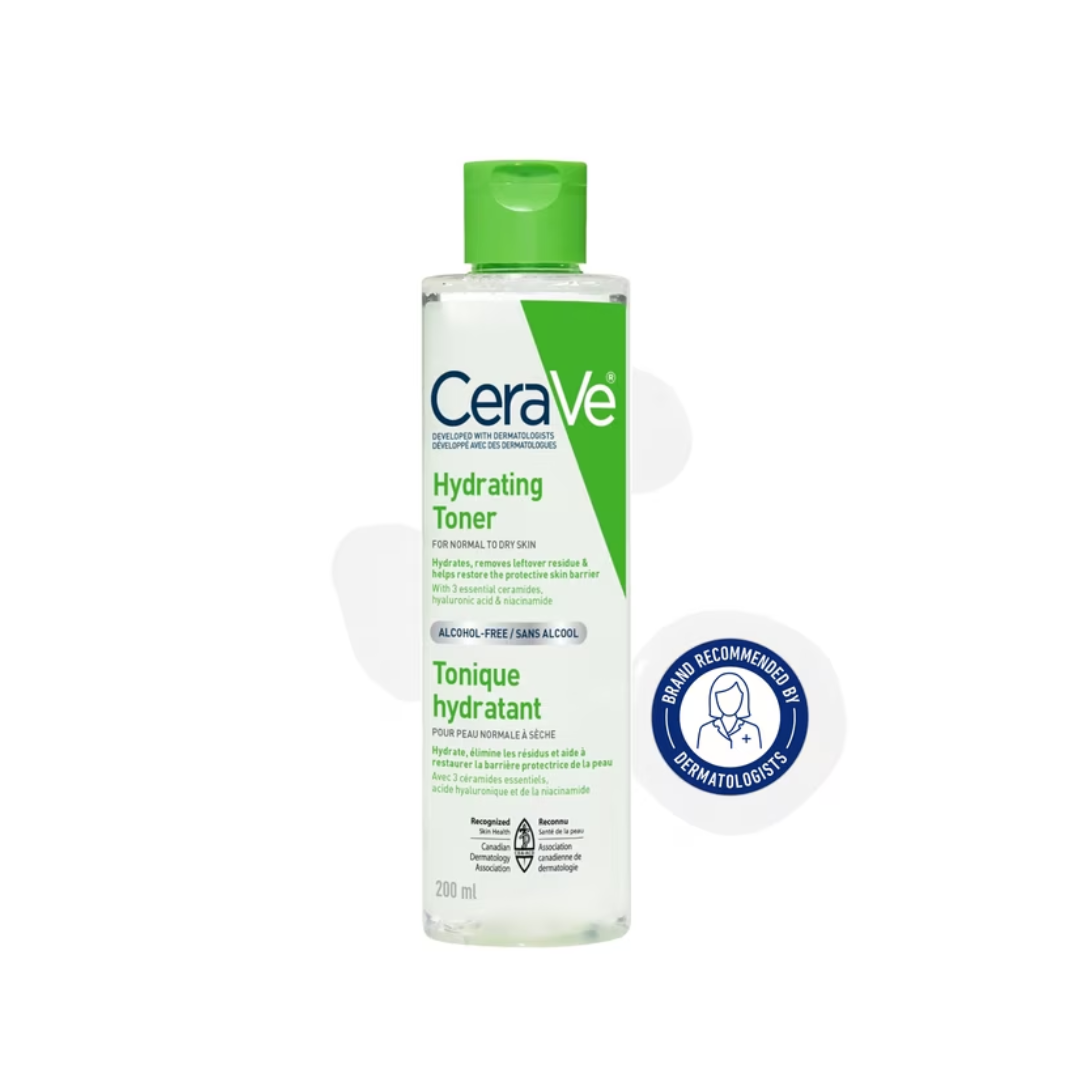 CeraVe Hydrating Toner with Hyaluronic Acid, Niacinamide and Ceramides