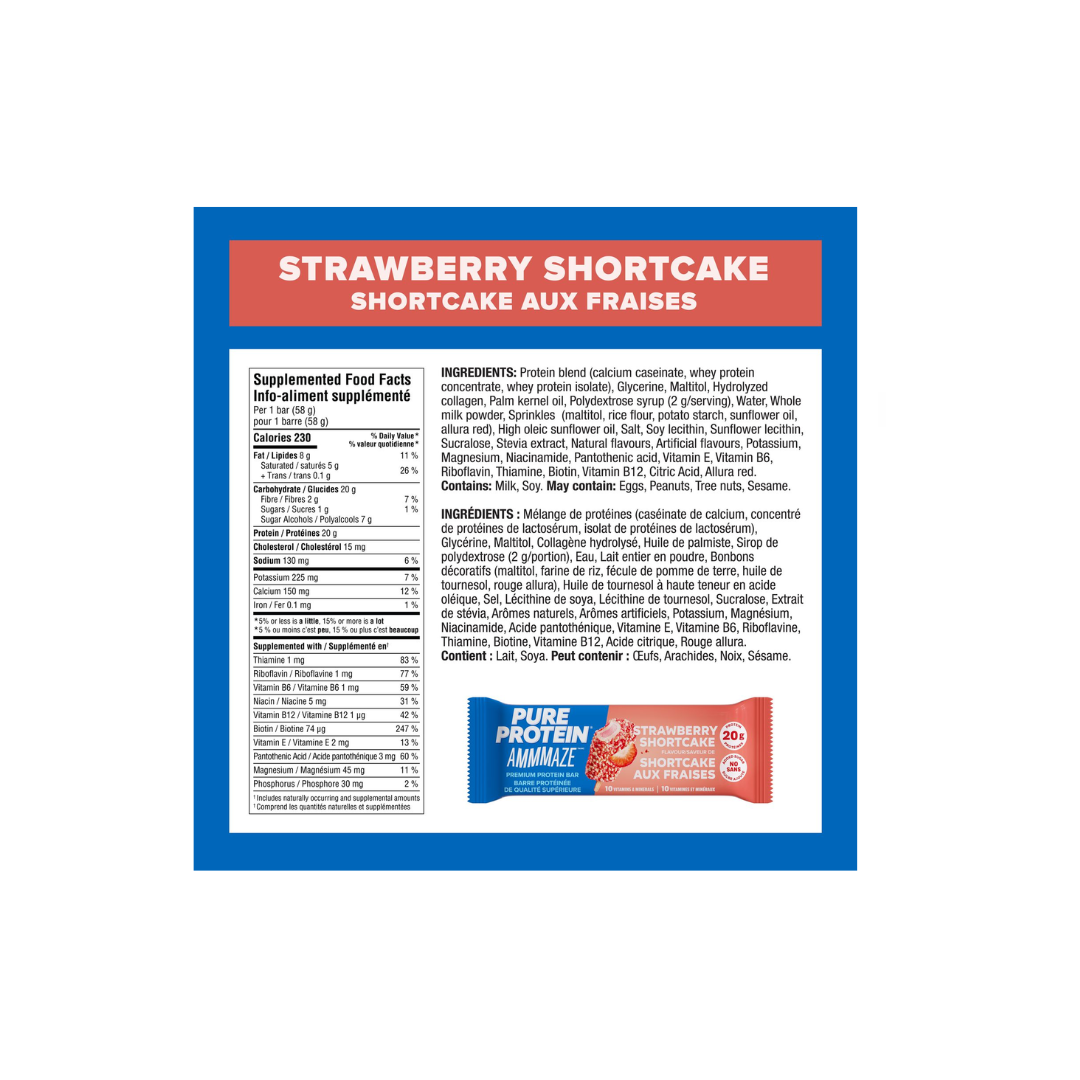 Pure Protein Ammmaze Strawberry Shortcake 4X58G