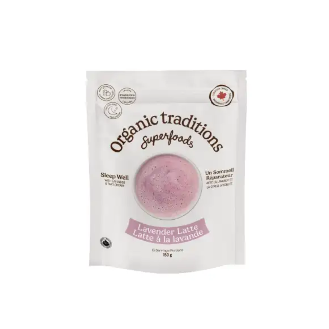 Organic Traditions Lavender Latte 150g