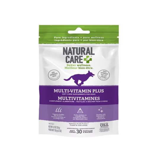 Natural Care Multi Vitamins Plus Chicken Daily Chews Dog Supplement 30 soft chews