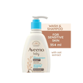 Aveeno Baby Daily Moisture Wash and Shampoo 354ml
