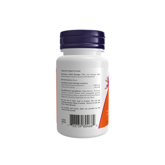 NOW Vitamin B-12 1000mcg 250 Chewable Lozenges