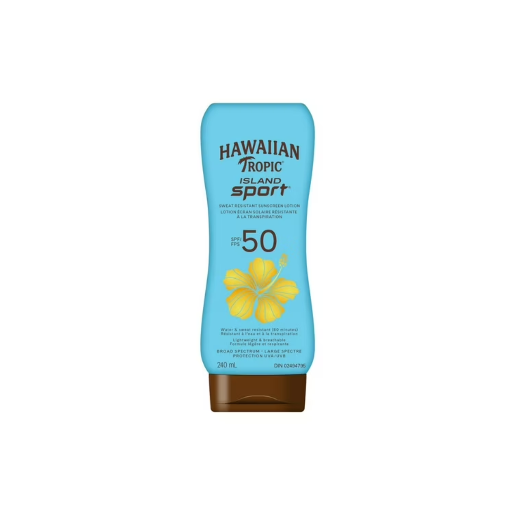 Hawaiian Tropic Island Sport Sunscreen Lotion, SPF 50 240ml