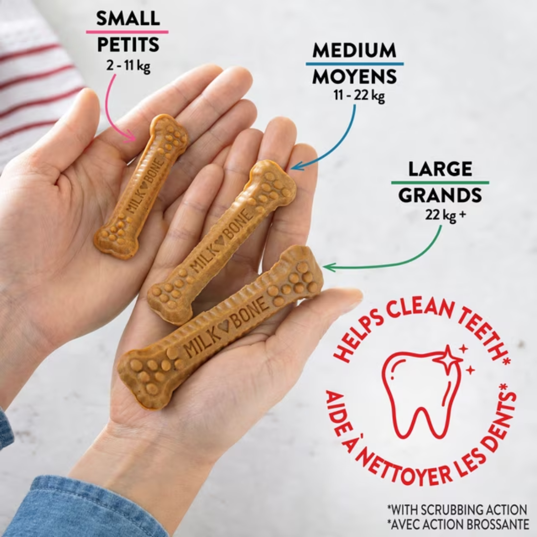 Milk-Bone Brushing Chews Dental Dog Treats for Large Dogs