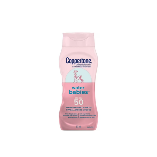 Coppertone Waterbabies Baby Sunscreen Lotion SPF 50, Hypoallergenic, 237ml