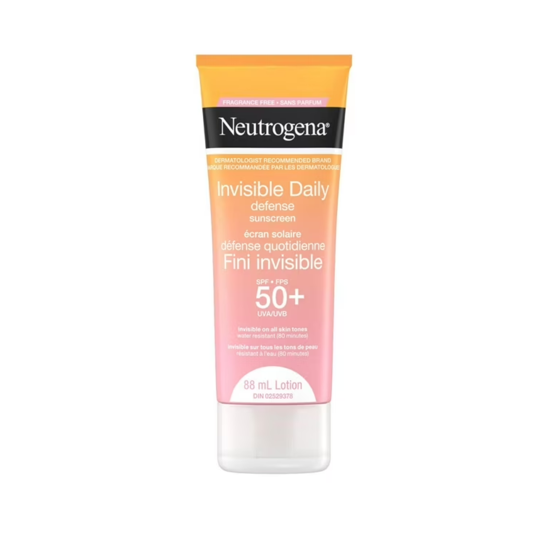 Neutrogena Invisible Daily Defense Sunscreen Lotion SPF 50+ 88 mL