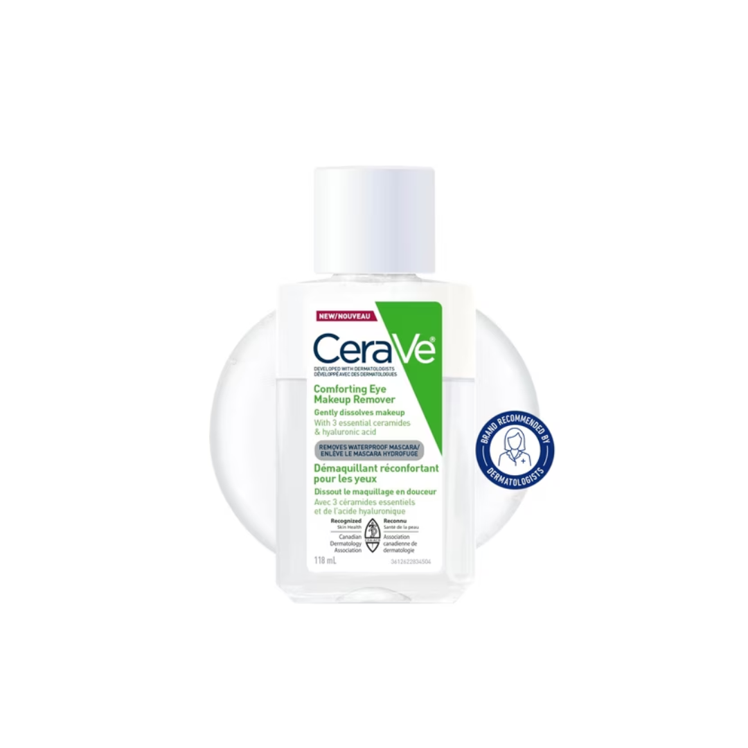 CeraVe Eye Makeup Remover with Ceramides for Waterproof Mascara and Eye Makeup