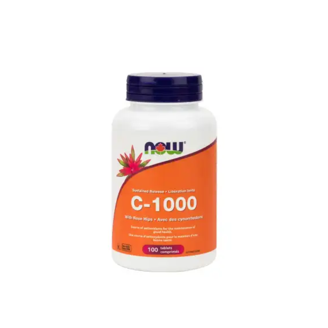 NOW C-1000 With Rose Hips 100 Tablets
