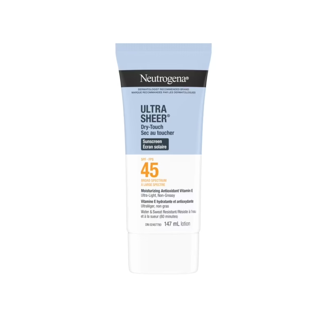 Neutrogena Sunscreen Lotion Ultra Sheer Dry Touch SPF 45 147ml