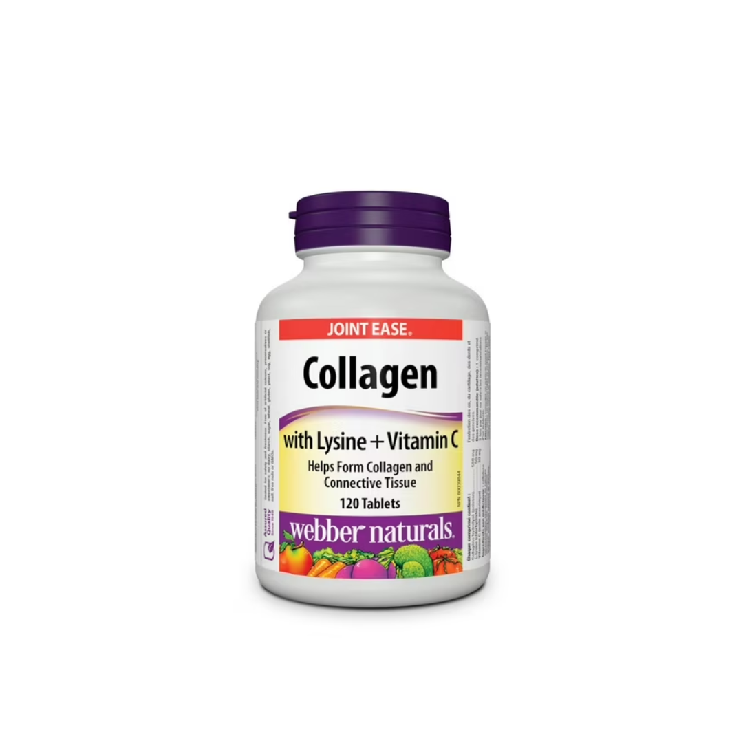 Webber Naturals® Collagen with Lysine + Vitamin C 120 Tablets