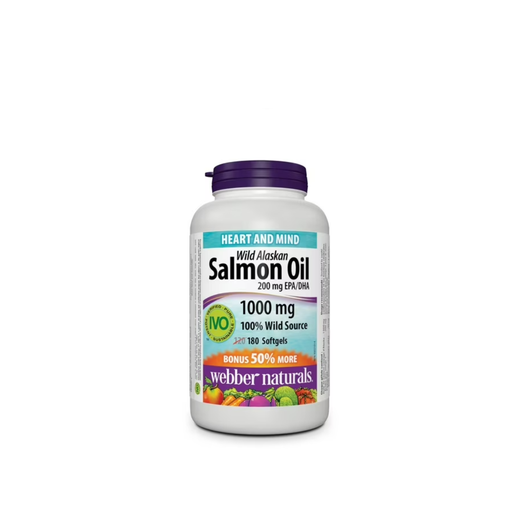 Webber Naturals® Wild Alaskan Salmon Oil 200 mg EPA/DHA
