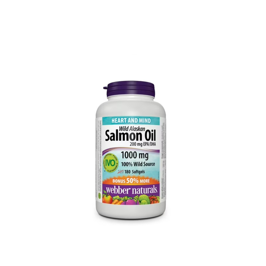 Webber Naturals® Wild Alaskan Salmon Oil 200 mg EPA/DHA