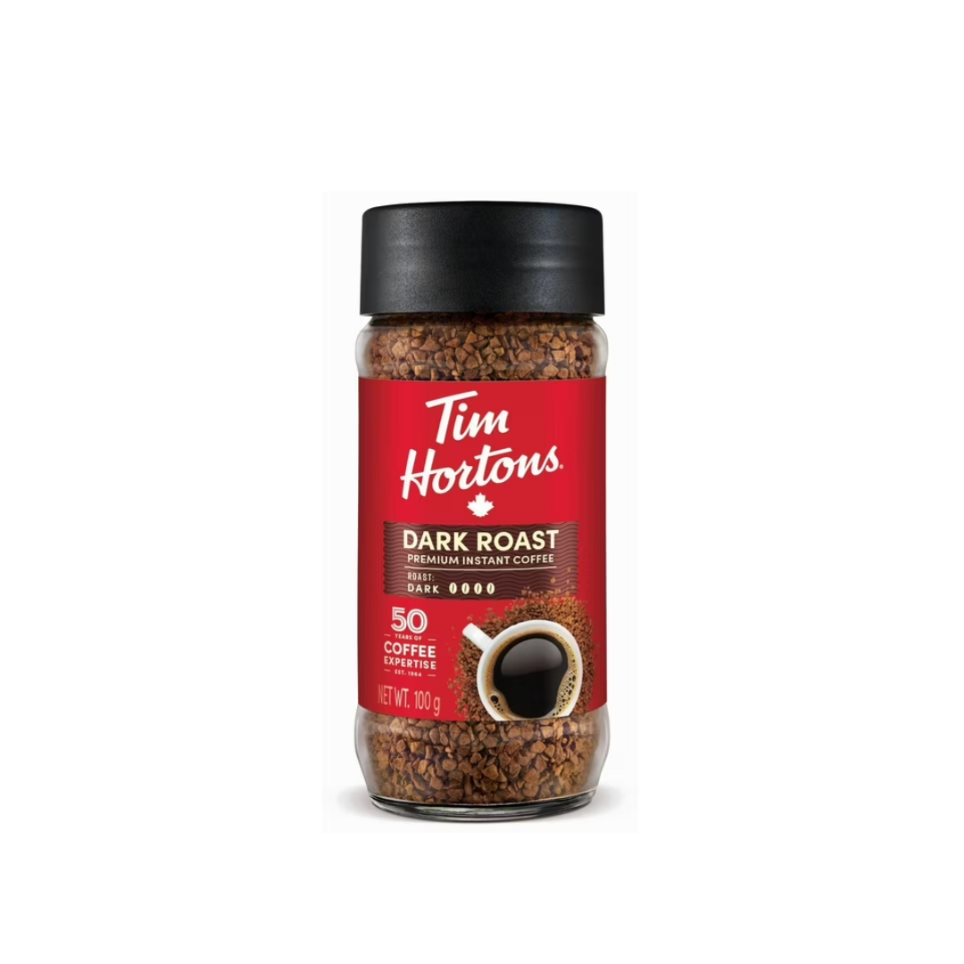 TIM HORTONS INSTANT COFFEE DARK 100 GR