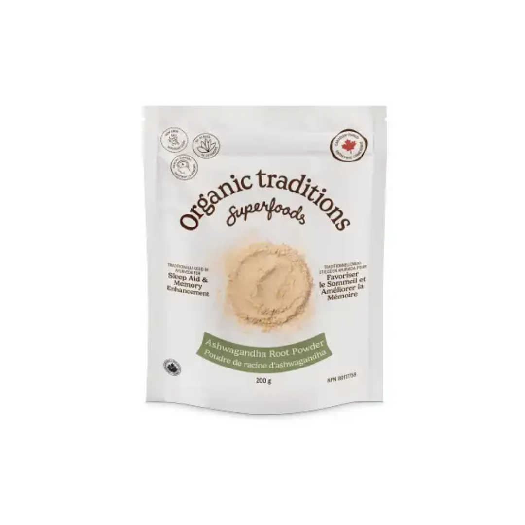 Organic Traditions Ashwagandha Root Powder 200g 