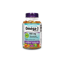 Webber Naturals® Triple Strength Omega-3, 900 mg, 80 Clear Enteric Softgels