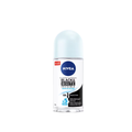 NIVEA Black & White Invisible Roll-On 72-Hr Antiperspirant Deodorant, White Blossom, 50ml