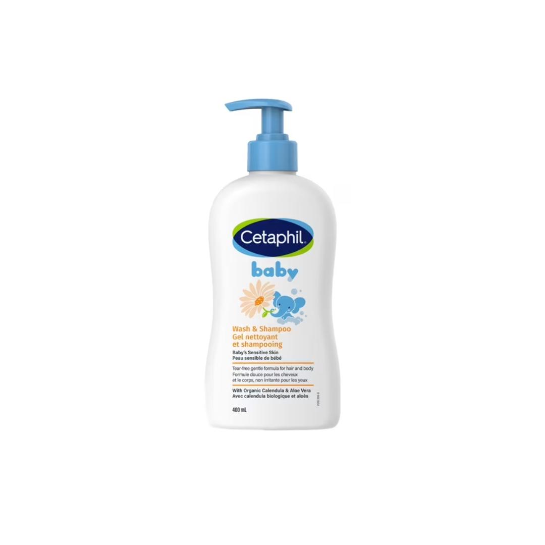 Cetaphil Baby Wash And Shampoo with Organic Calendula and Tear Free