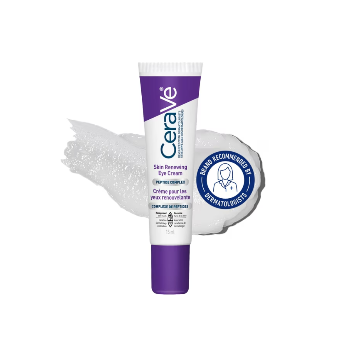 CeraVe Skin Renewing Anti-Aging Eye Cream with Caffeine, Peptides and Ceramides