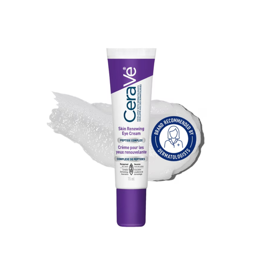 CeraVe Skin Renewing Anti-Aging Eye Cream with Caffeine, Peptides and Ceramides