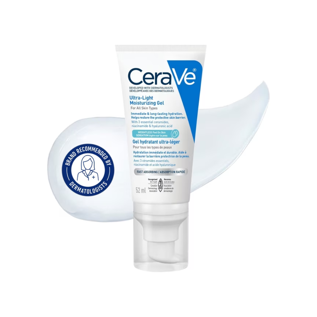 CeraVe Ultra-Light Moisturizing Gel  with Ceramides and Niacinamide