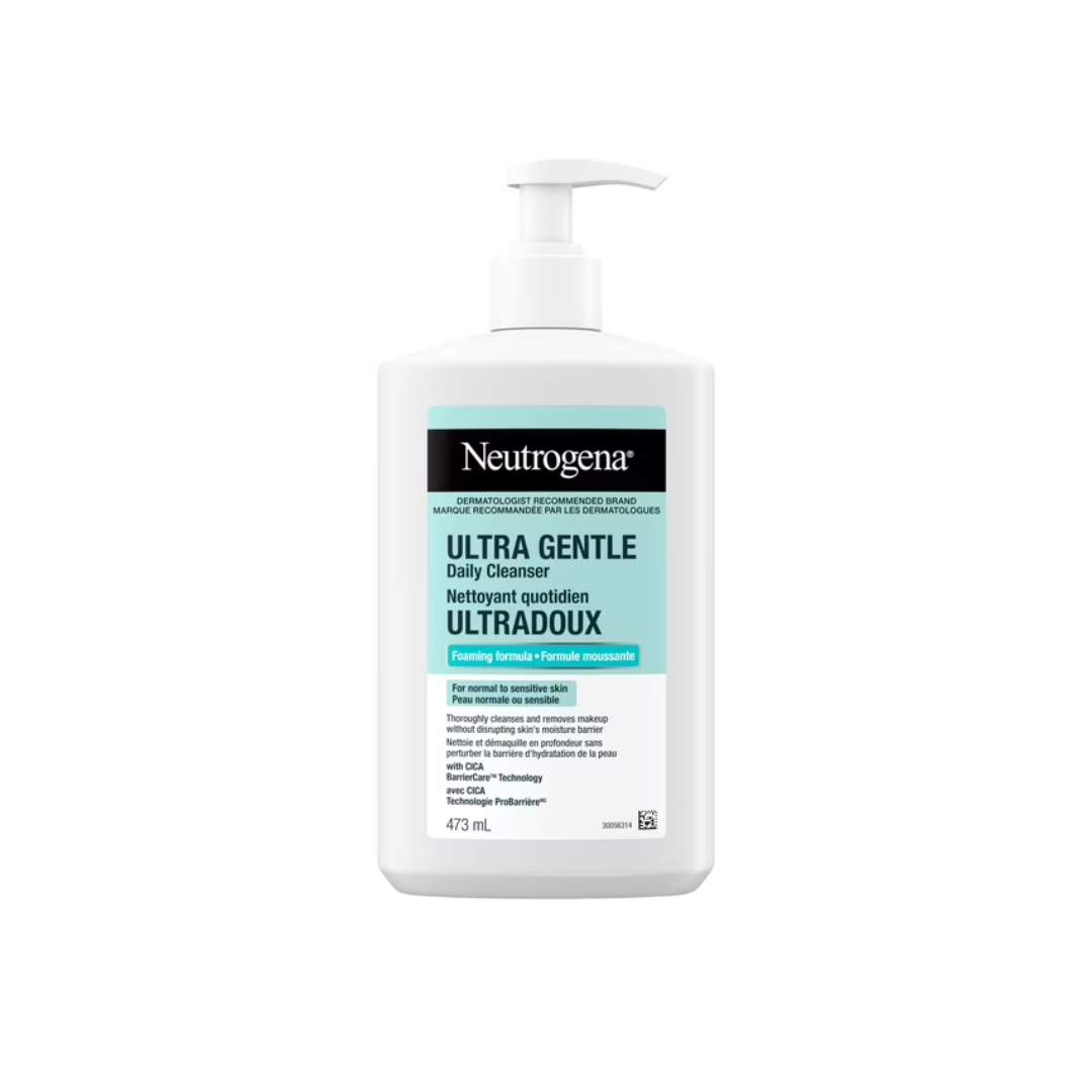 Neutrogena Ultra Gentle Foaming Facial Cleanse for Sensitive Skin 473ml