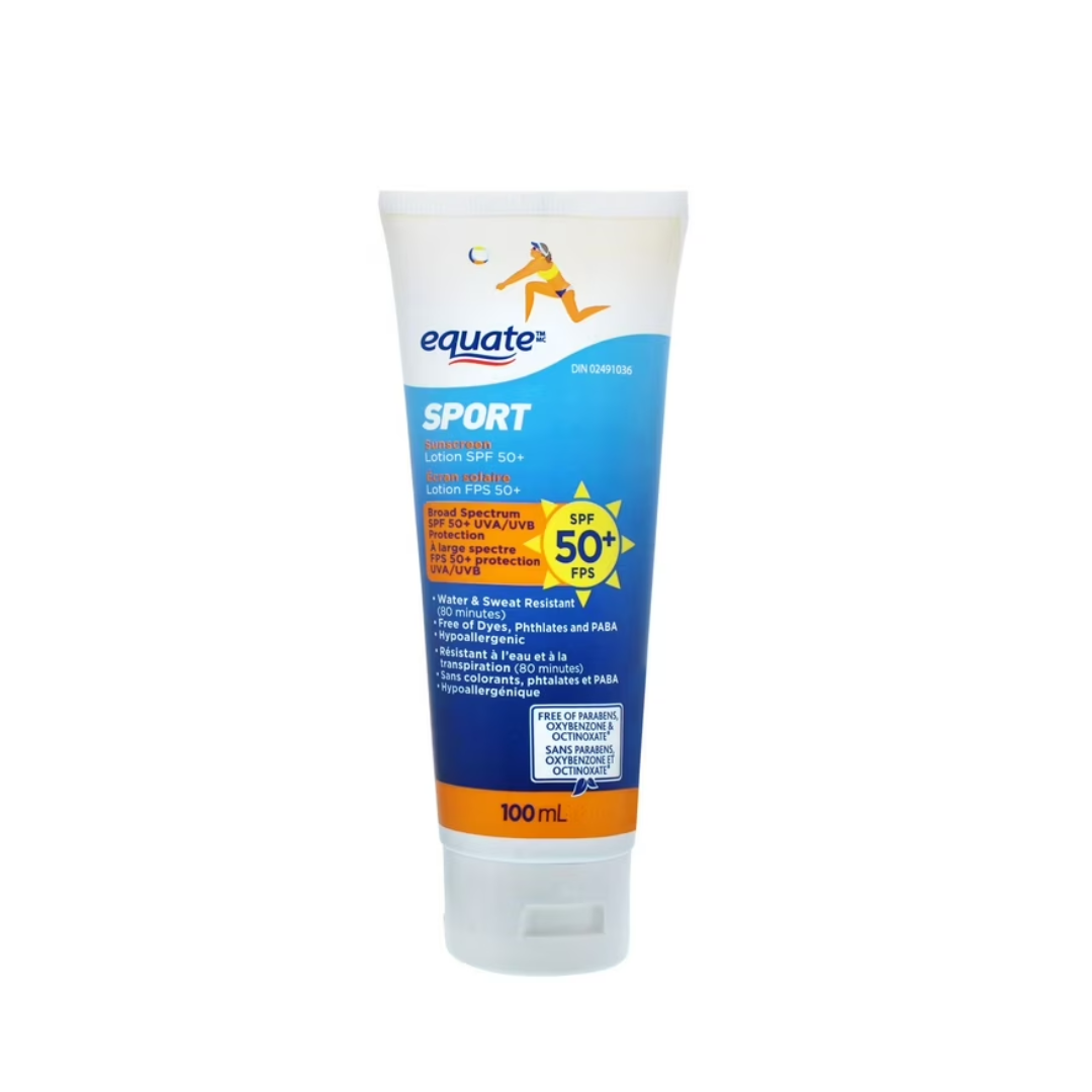 Equate Sport Sunscreen Lotion SPF 50+