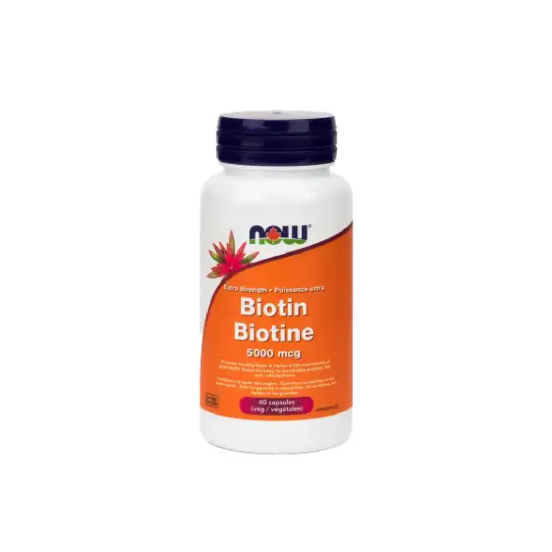 Now Biotin 5000mcg 60 Veggie Caps