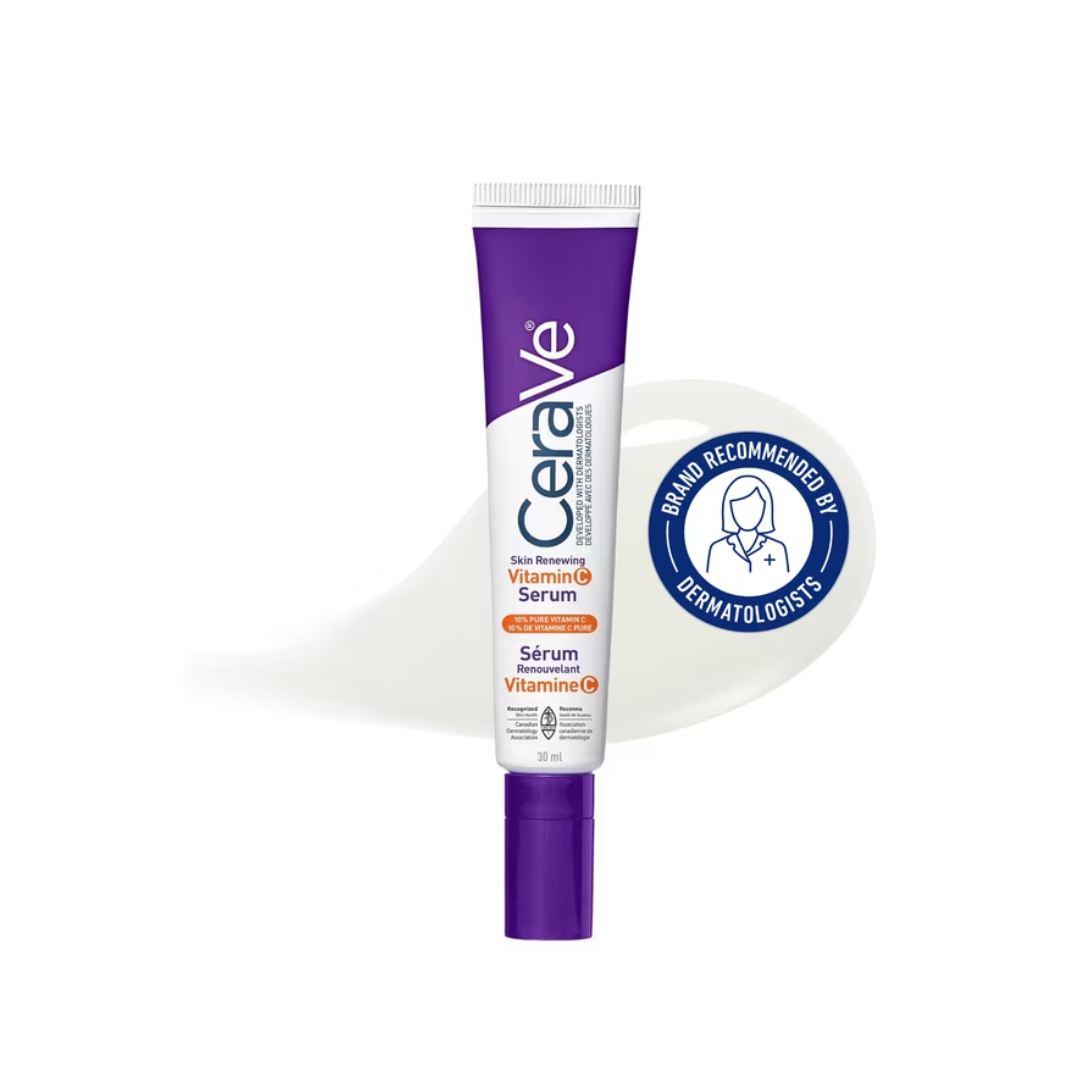 CeraVe Vitamin C Serum with Hyaluronic Acid and Ceramides for Brightening