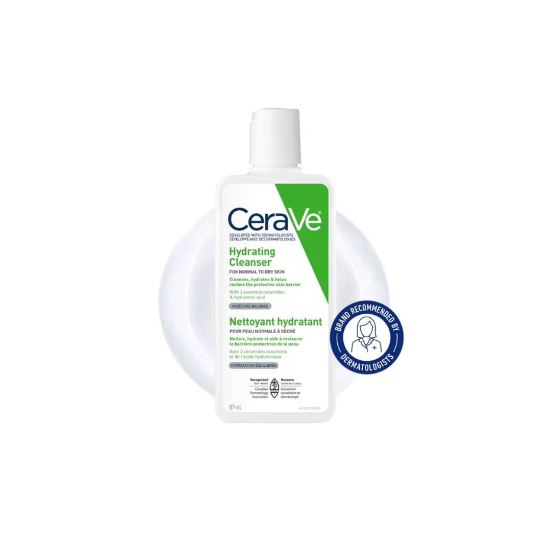 CeraVe Hydrating Cleanser with Ceramides and Hyaluronic Acid