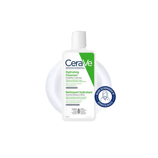 CeraVe Hydrating Cleanser with Ceramides and Hyaluronic Acid