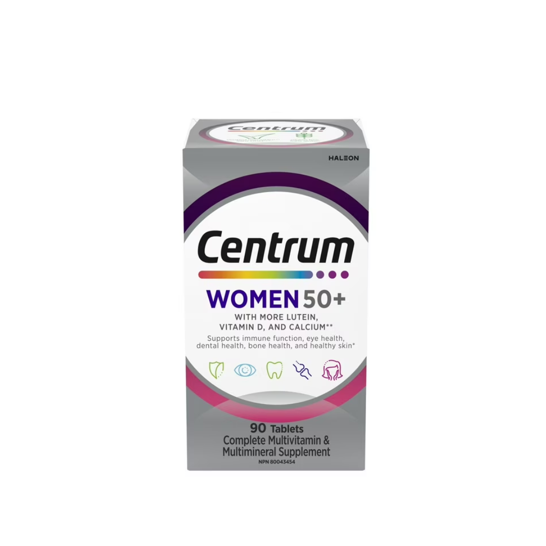 Centrum Women 50+ Multivitamin and Multimineral Supplement Tablets