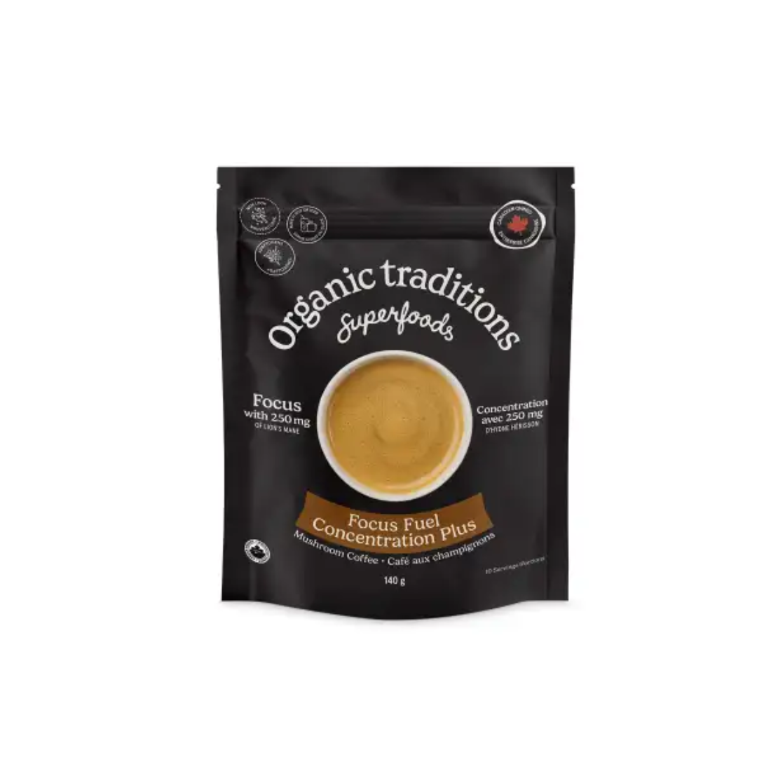 Organic Traditions Focus Fuel Coffee 140g 