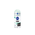 NIVEA Black & White Invisible Roll-On 72-Hr Antiperspirant Deodorant, Spring Mist, 50ml