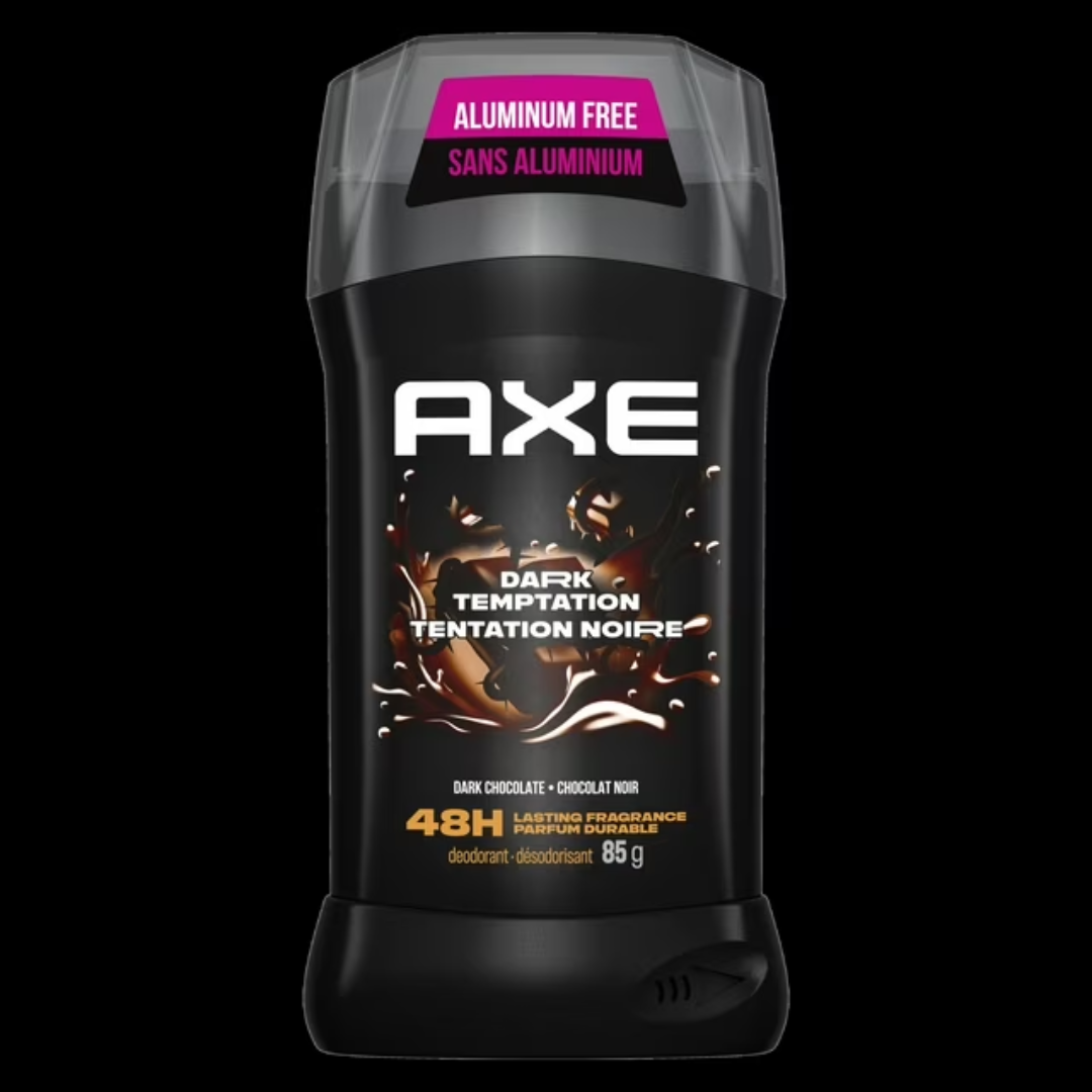 AXE Dark Temptation Deodorant Stick for 48-Hour Lasting Fragrance, Dark Chocolate 85g