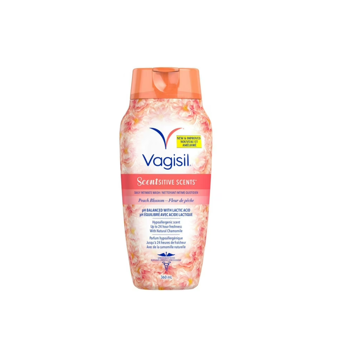 Vagisil Scentsitive Scents Peach Blossom Daily Intimate Wash, 360ml
