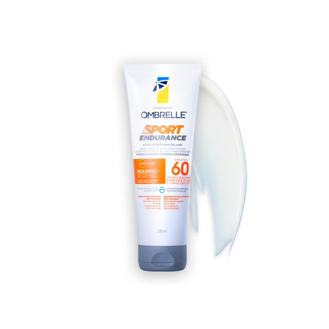 Garnier Ombrelle Sport Endurance SPF 60 Sunscreen Lotion, 231ml