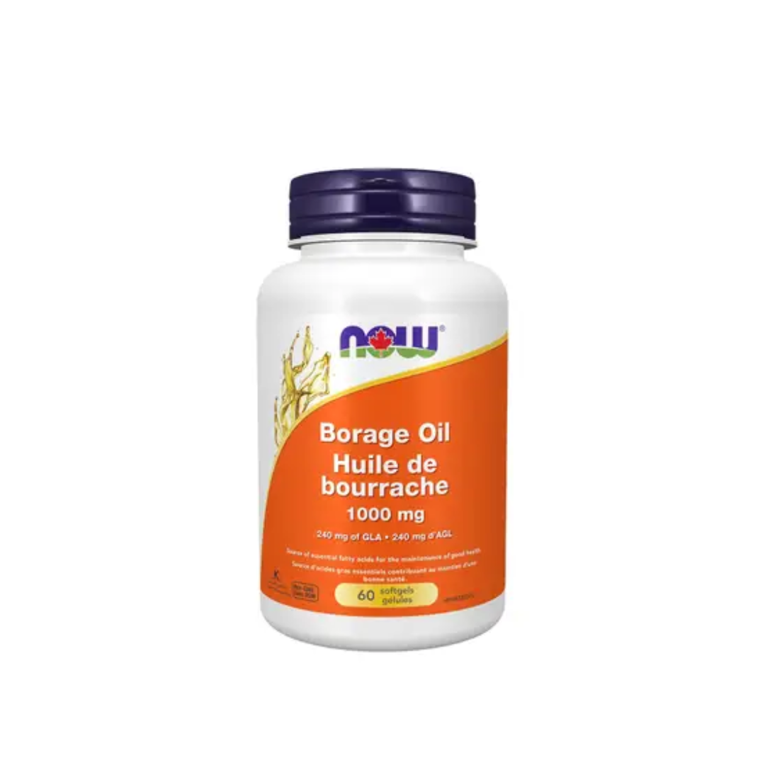 NOW Borage Oil 1000mg 60 Softgels