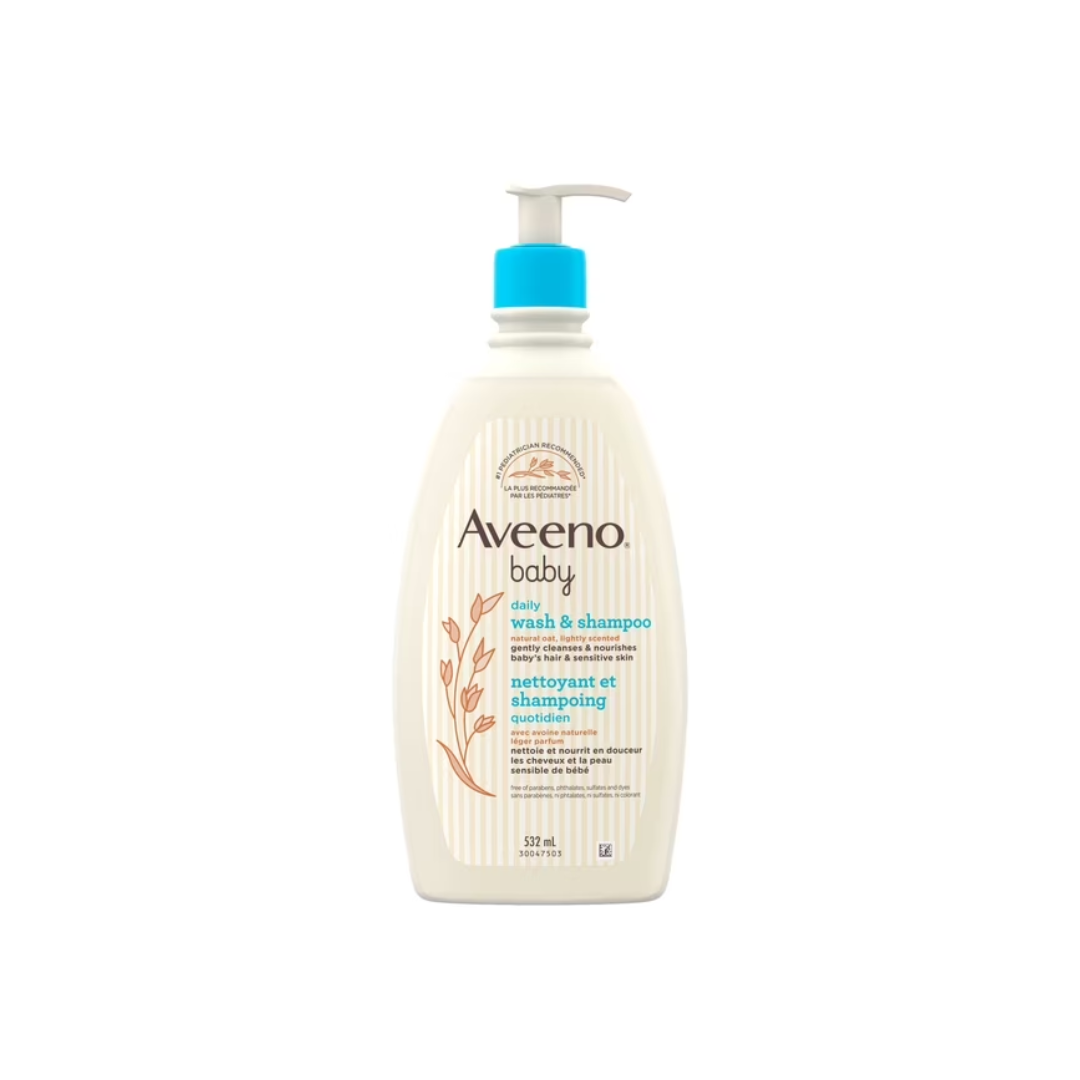 Aveeno Baby, Natural Oat Extract, Daily Wash & Shampoo 