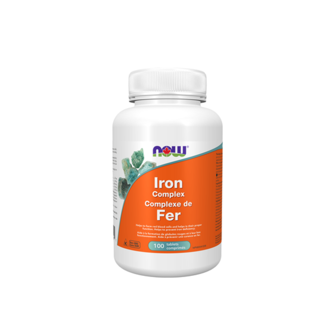 NOW Iron Complex 100 Tablets
