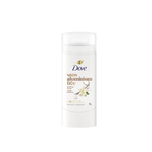 Dove Deodorant Stick, 72h Sparkling Vanilla, Gentle & Hydrating 74g