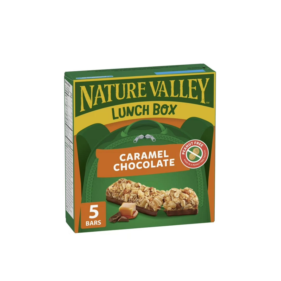 Nature Valley Lunchbox Granola Bars, Caramel Chocolate, Kids Snacks