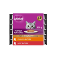 Whiskas Perfect Portions Meaty Selections Paté Adult Wet Cat Food