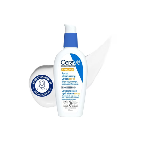 CeraVe AM Facial Moisturizing Lotion SPF 30 with Ceramides Sunscreen