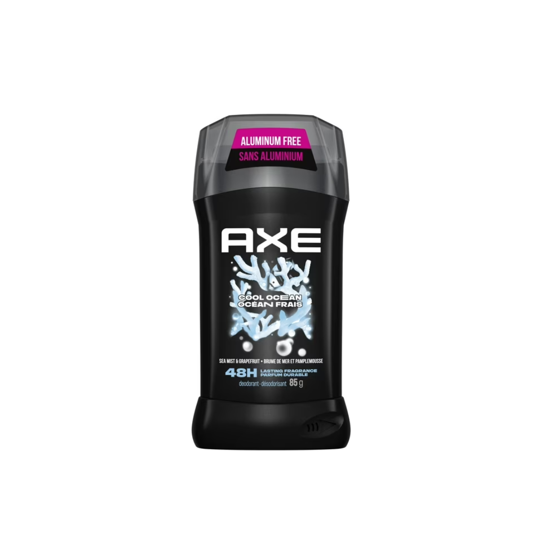 AXE Cool Ocean Deodorant stick for 48-Hour Lasting Fragrance, Sea Mist & Grapefruit 85g